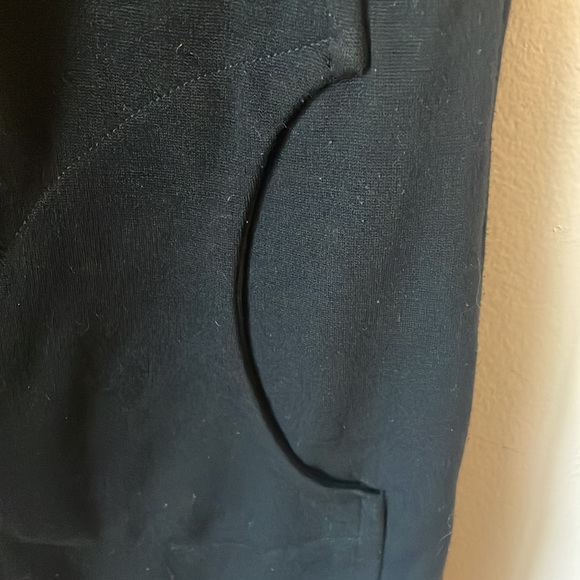 Little Black Overall Dress - Picture 5 of 5